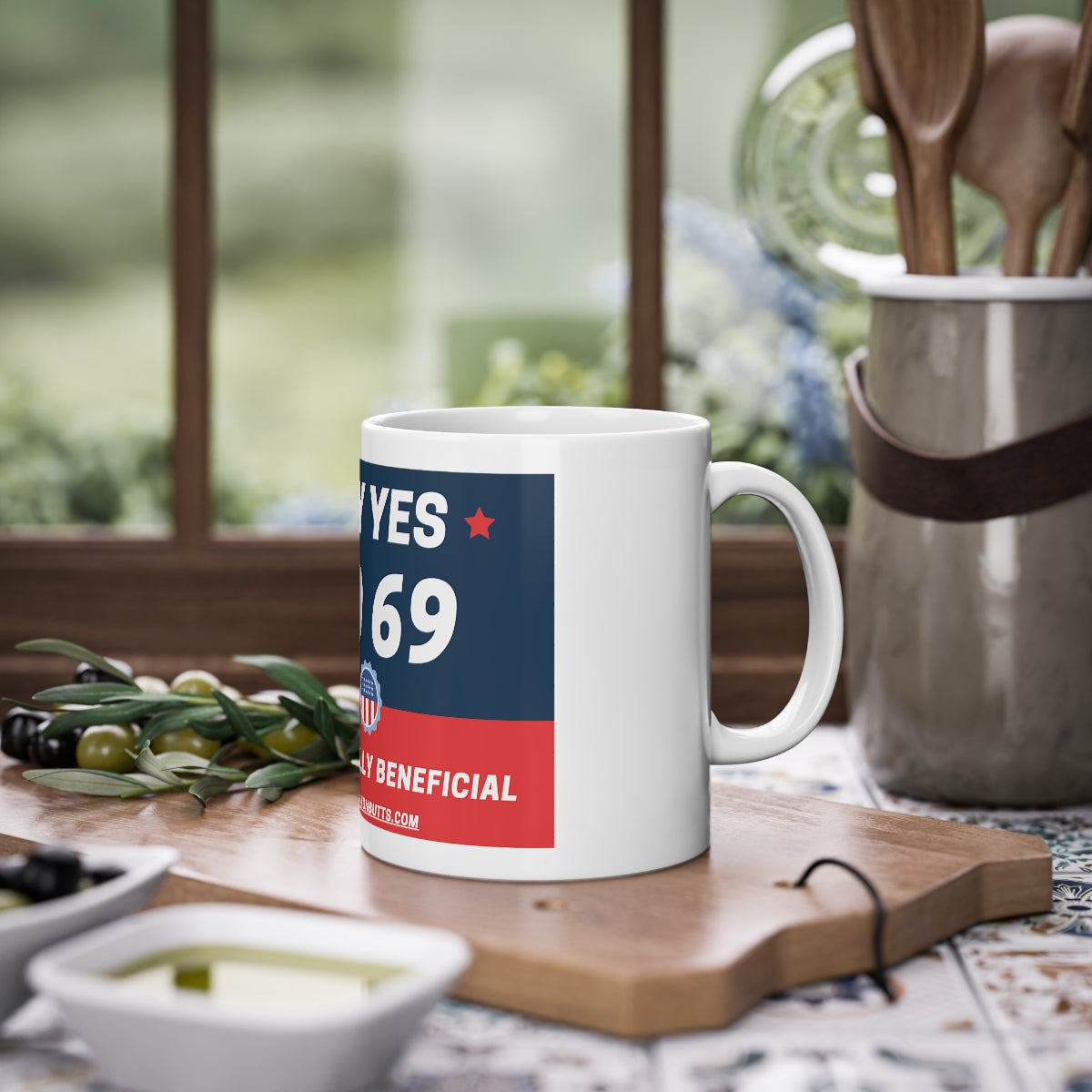 TM*M Say Yes to 69 Mug